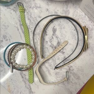 Accessories Headband, Bracelet Set, Adidas Watch, and Watch Band bundle